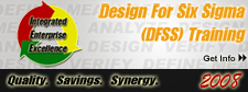 Lean Six Sigma Training: Get more information on our upcoming DESIGN FOR SIX SIGMA (DFSS) COURSE!!!